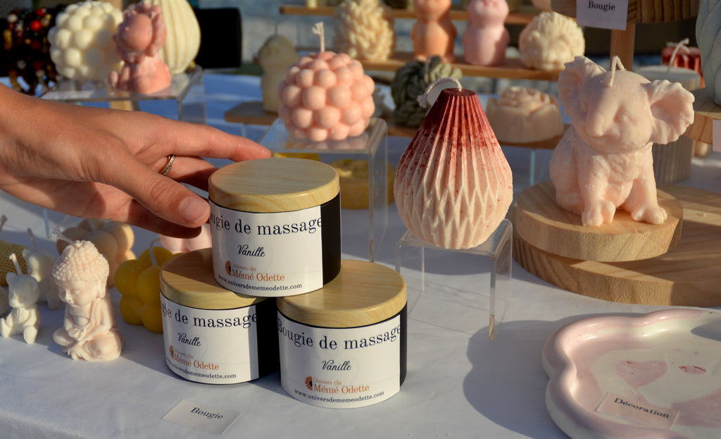 Bougie de massage