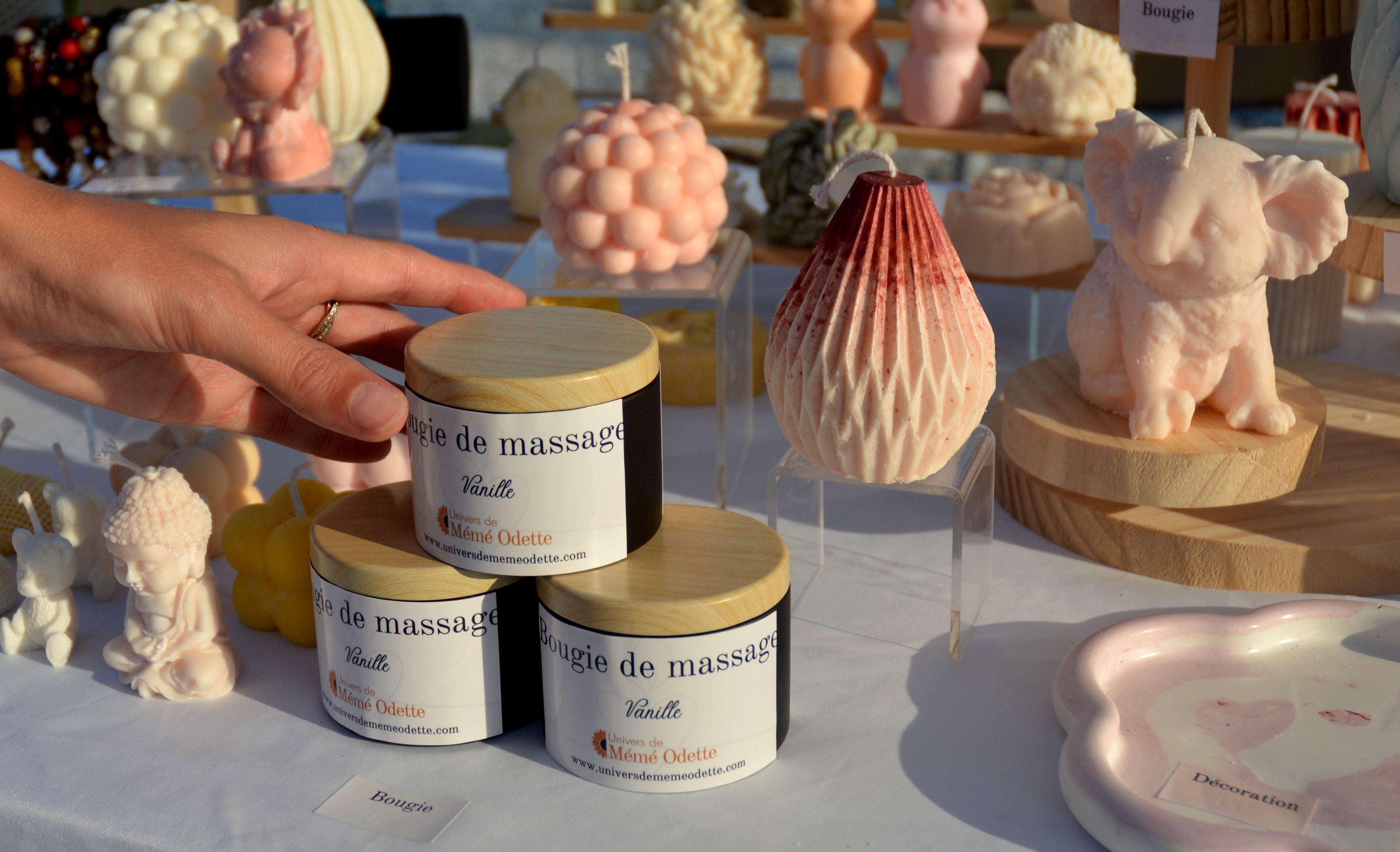 Bougie de massage